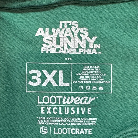 It's Always Sunny in Philadelphia Paddy's Pub "Flipadelphia" T-Shirt 3XL - Picture 3 of 6